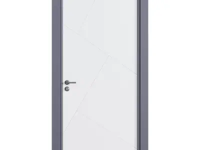  Interior door 2 Low-poly 3D model