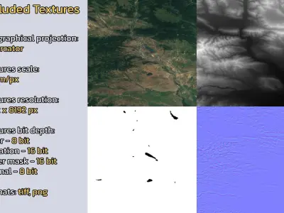 Tbilisi Georgia City Landscape 3D Model 3D model