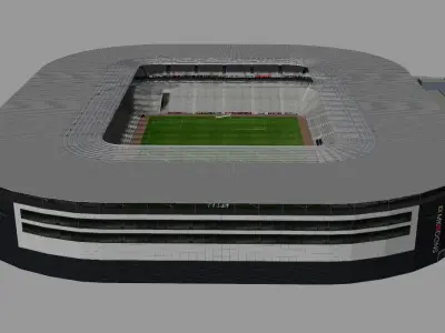 Stadium MK MK Dons Low-poly 3D model