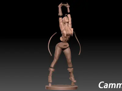 cammy street fighter 6 3D print model
