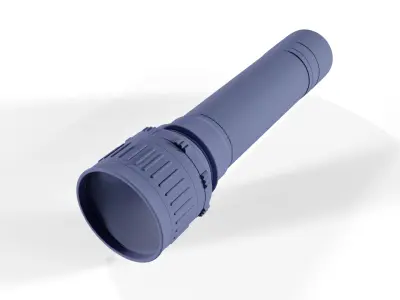 Flashlight Low-poly 3D model