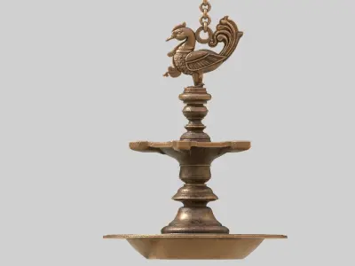 oil lamp  3D model purchase