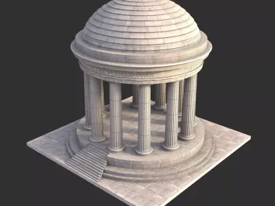 District of Columbia War Memorial 3D model
