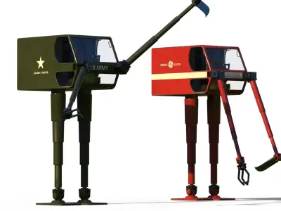 Pedipulator concept 1962 3D model