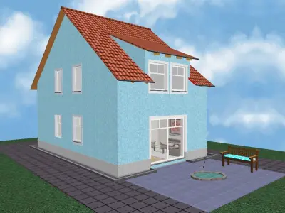 House 01 Architecture modeling 3D design by Sonia Hidalgo Zurita 3D print model