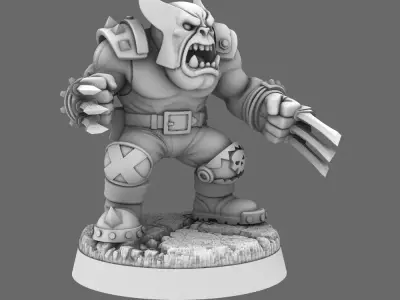 SO Silver Lads Logg n Ironclaw 3D print model