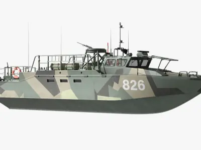  Sweden Military CB90 Class Fast Assault Craft 