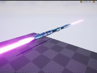 Lightsaber light saber Free 3D model
