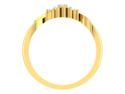Solitaire Engagement Wedding Band Ring 3D print model purchase