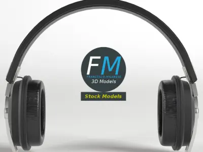 Hi-Fi headphones 3D model