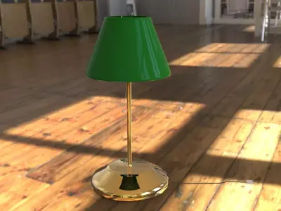 3D desk Lamp  Low-poly 3D model