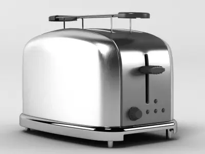 Generic Chrome Toaster 3D model