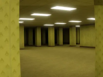 The Backrooms 3D model