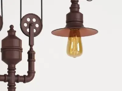 Hanging Lamp LOFT HOUSE P-103 3D model