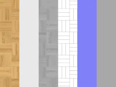 Parquet - Laminate - Wooden floor 3D model 28