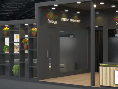 Exhibition Booth Design 6 x 12m 3D model