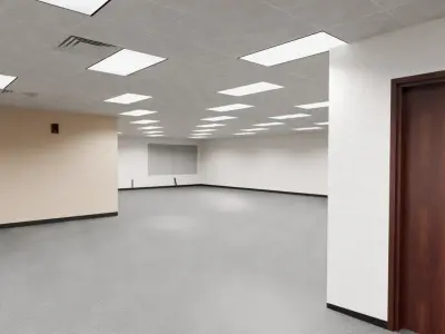 Backrooms Office Liminal Space 3D model