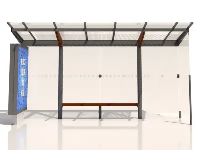 MMCite Regio 310b Bus Shelter 3D model