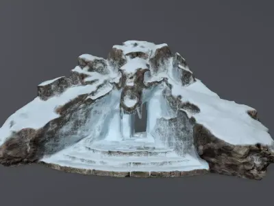 Skull Gate 12 Low-poly 3D model