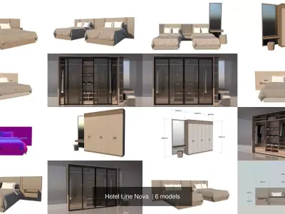Hotel Line Nova  3D Model Pack