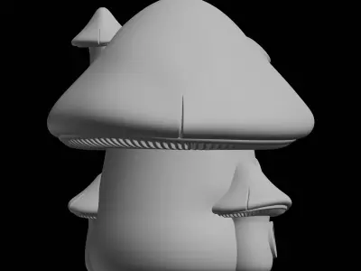Mushroom House Fantasy Dwelling 3D print model