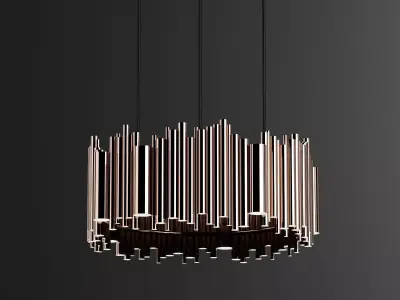 Ceiling light 3D model 49