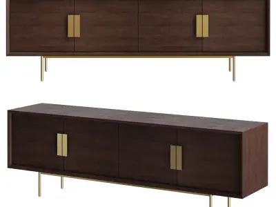 Sideboard Kenton Low-poly 3D model