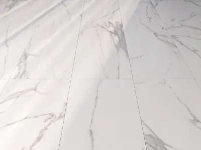 Marble Floor Afyon White Set 6 Texture