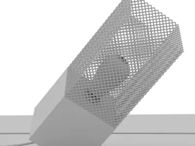 Concrete table light 3D model