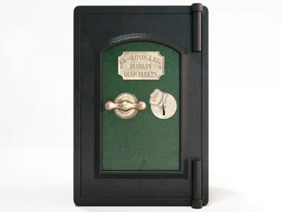 Vintage Floor Safe 3D model