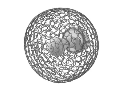 Jali Wall Lamp 3D model