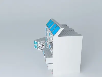 Server model medical cabinet Free 3D model