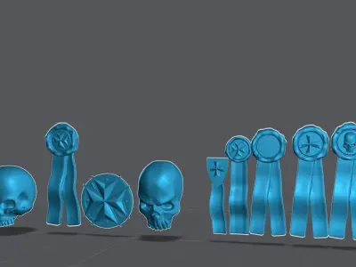 TwistedTemplarPack1  3D model