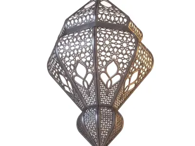 Old Lantern - Damascus Style 3D model