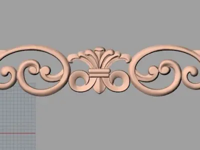 3D carved model furniture 3D design used for artcam aspire E752 3D model