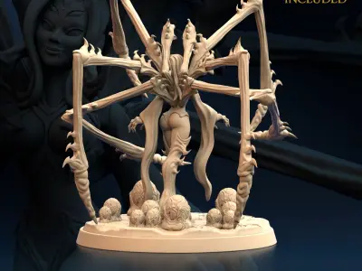 Spider Woman - Nightmare Stalker B Nude and Normal 3D print model