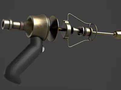 Fantasy Gun 17 3D model