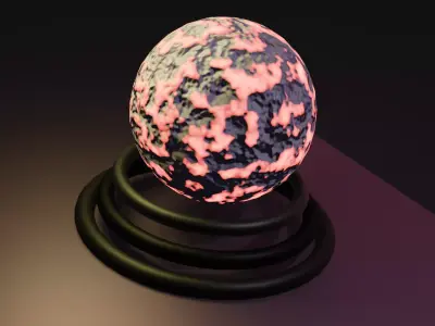 ball nodes art Free 3D model
