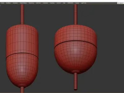 Nao Tamura Flow GOLD Low-poly 3D model