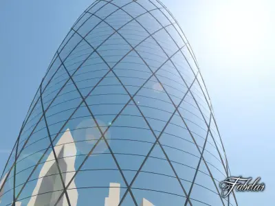 Building 20 Low-poly 3D model