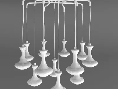 Hanging chandelier Favourite 1722-12P Leo 3D model
