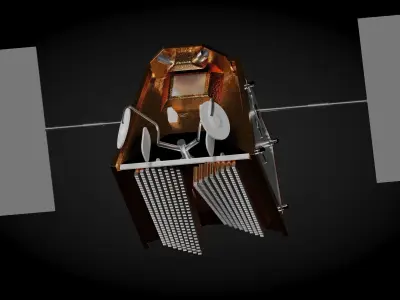 OneWeb satellite 3D model