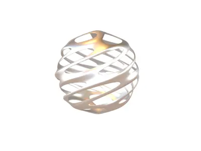 Abstract Sphere Ball v3 002 Low-poly 3D model