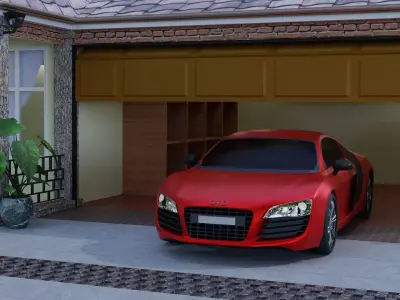 Desert house Free 3D model