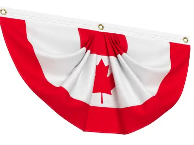 Canada Flag Collection 3D Model Pack
