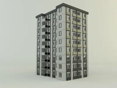 model houses 66 3D model