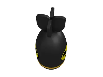 Nuclear Bomb v1 004 Low-poly 3D model