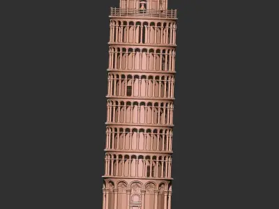 The Leaning Tower of Pisa  3D model