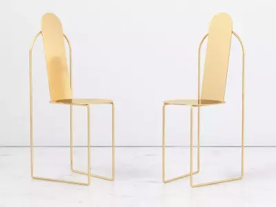 Pudica Chair Free 3D model