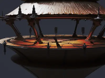 Star wars kashyyyk tree house 3D print model